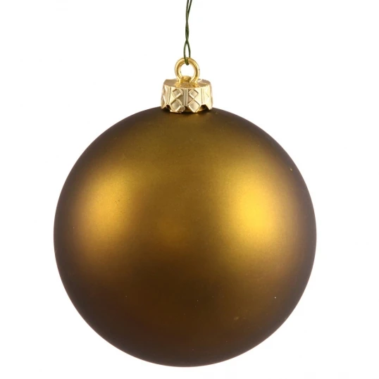 12 Inch Olive Matte Ball Ornament 1 12 Inch Olive Matte Ball Ornament