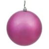8 Inch Mauve Candy Ball Christmas Ornament