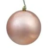 12 Inch Mauve Shiny Ball Ornament