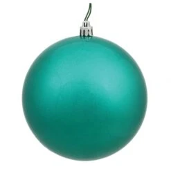 8 Inch Sea Foam Candy Ball Christmas Ornament