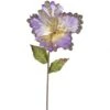 23 Inch Violet Hibiscus Pick - 8 Inch Flower: Set Of 3