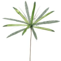 24 Inch Lime Velvet Papyrus Pick: Set Of 3