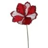 20 Inch Red Velvet Amaryllis Pick: Set Of 3