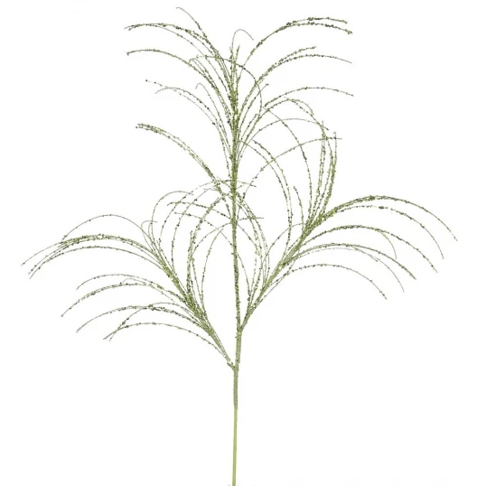 34 Inch Lime Glitter Grass Spray: Set Of 6 1 34 Inch Lime Glitter Grass Spray: Set Of 6