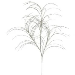 34 Inch Champagne Glitter Grass Spray: Set Of 6
