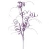 35 Inch Purple Glitter Curly Spray: Set Of 6