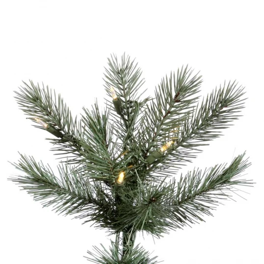 6.5 Foot PE/PVC Cashmere Pine Christmas Tree: Clear LEDs 2 6.5 Foot PE/PVC Cashmere Pine Christmas Tree: Clear LEDs - Image 2