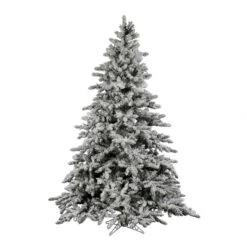 12 Foot Flocked Utica Fir Christmas Tree: Unlit
