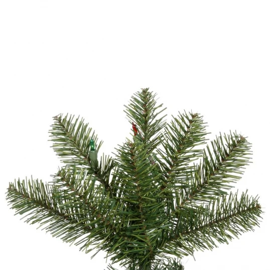 4.5 Foot Salem Pencil Pine Christmas Tree: Multicolor Lights 2 4.5 Foot Salem Pencil Pine Christmas Tree: Multicolor Lights - Image 2