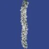 9 Foot X 12 Inch Flocked Alaskan Garland: Unlit