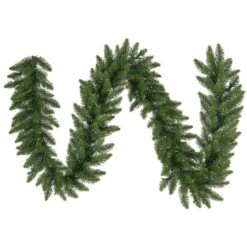 9 Foot X 12 Inch Camdon Fir Garland: Unlit