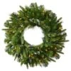 96 Inch PE/PVC Cashmere Pine Wreath: Lights
