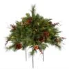 18 Inch Cibola Berry Mixed Pine Bush: Lights