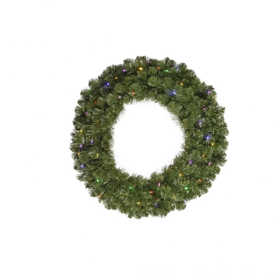 48 Inch Grand Teton Wreath: Multi-Colored LEDs 1 48 Inch Grand Teton Wreath: Multi-Colored LEDs
