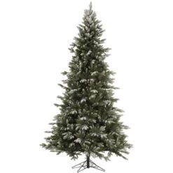 7.5 Foot PE/PVC Frosted Balsam Fir Tree: Unlit
