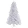 8.5 Foot Crystal White Christmas Tree: Unlit