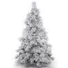 3.5 Foot Alberta Flocked Tree: Unlit