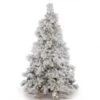 7.5 Foot Alberta Flocked Tree: Clear LEDs