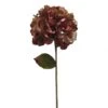 29 Inch Copper Velvet Hydrangea Flower Pick With 7 Inch Flower