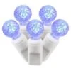 34 Foot G12 Berry LED White Light Strand - 4 Inch Spacing: Blue Lights