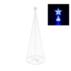 4 Foot X 24 Inch In/Outdoor LED Light Show Tree: Blue Lights