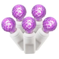 25 Foot G12 Berry LED Light Strand - 6 Inch Spacing: 50 Purple Lights