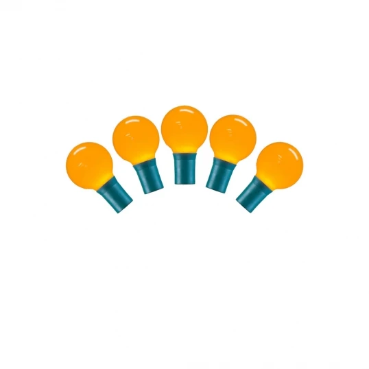 16 Foot G30 Ceramic LED Light Strand - 8 Inch Spacing: 25 Yellow Lights 1 16 Foot G30 Ceramic LED Light Strand - 8 Inch Spacing: 25 Yellow Lights